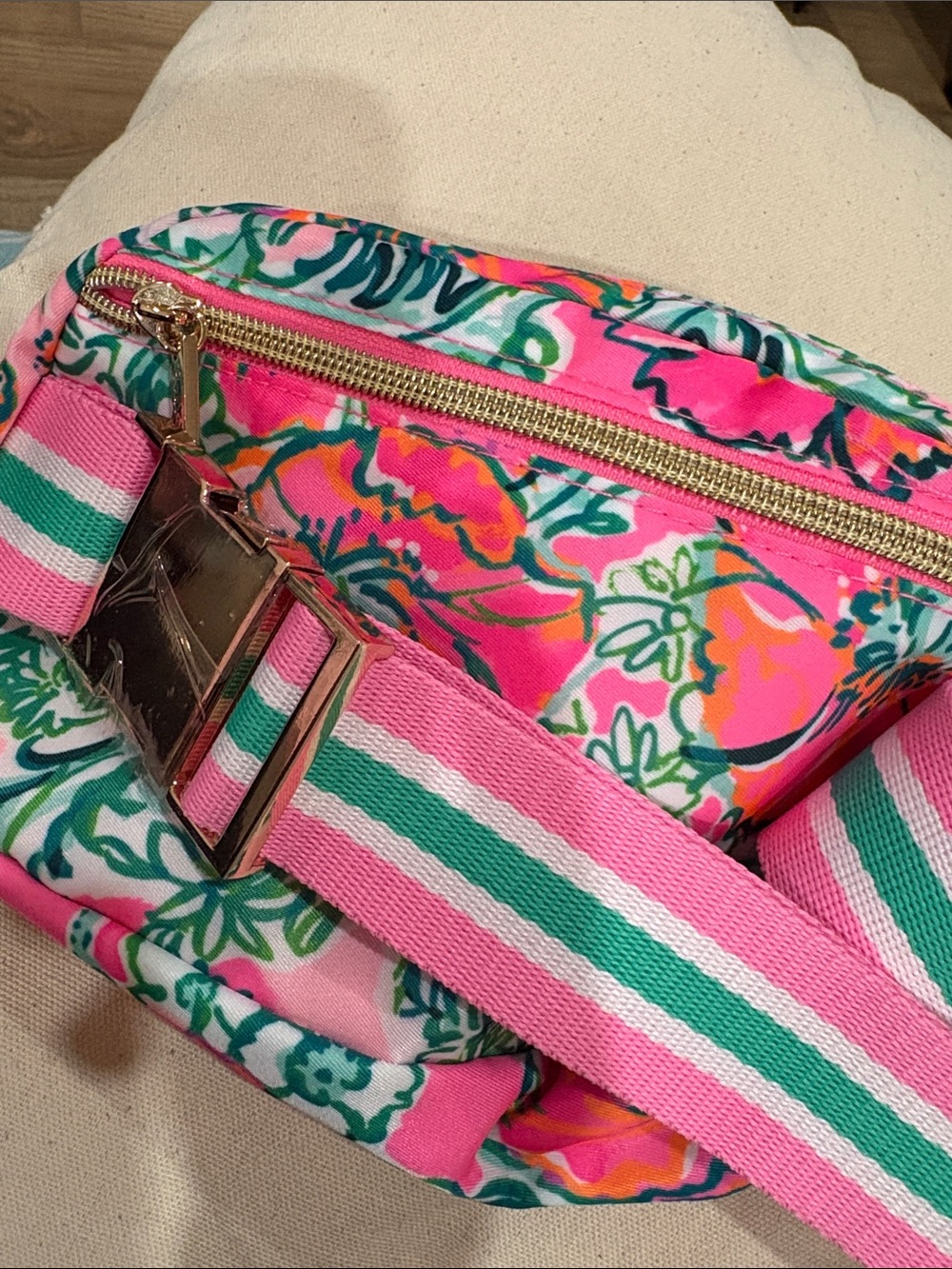 Lilly Pulitzer belt belt bag new without tags back zipper pocket - Picture 6 of 8